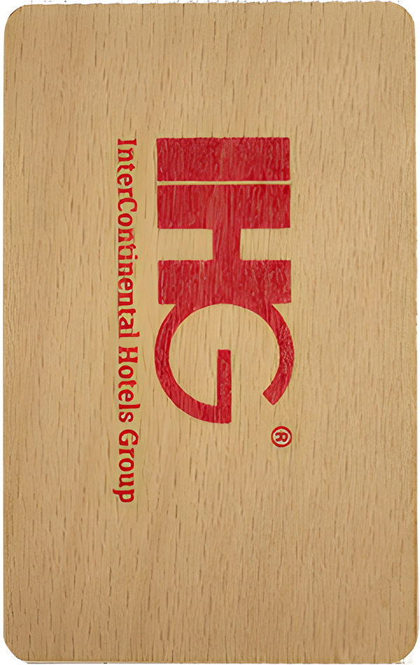 IHG Hotel Wooden Card (en inglés)