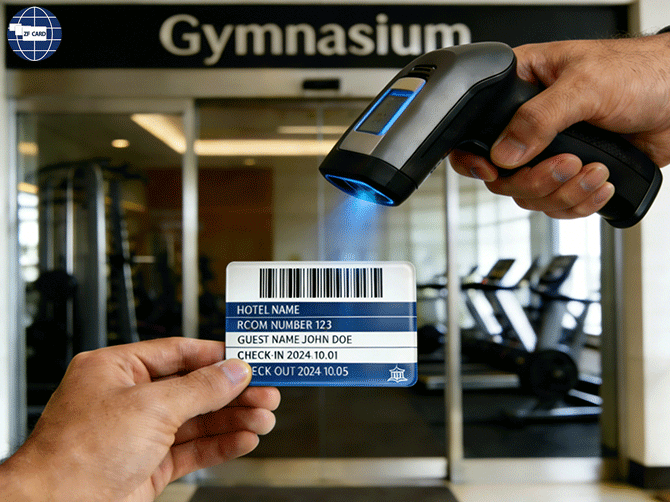 Código de barras en las tarjetas de llaves del Hotel inteligente: una mejora de la tarjeta