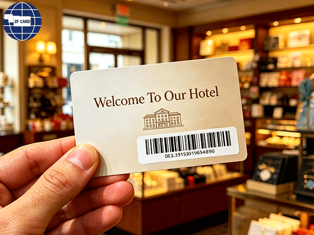 Adecuado para todo tipo de hoteles! Las tarjetas de regalo de plástico con códigos de barras hacen que la gestión de tarjetas clave sea más eficiente